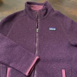 Patagonia Better Sweater Zip Up, Deep Purple, size Medium (10)